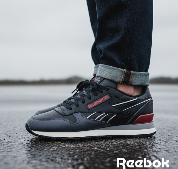 REEBOK CLASSIC BLACK RED