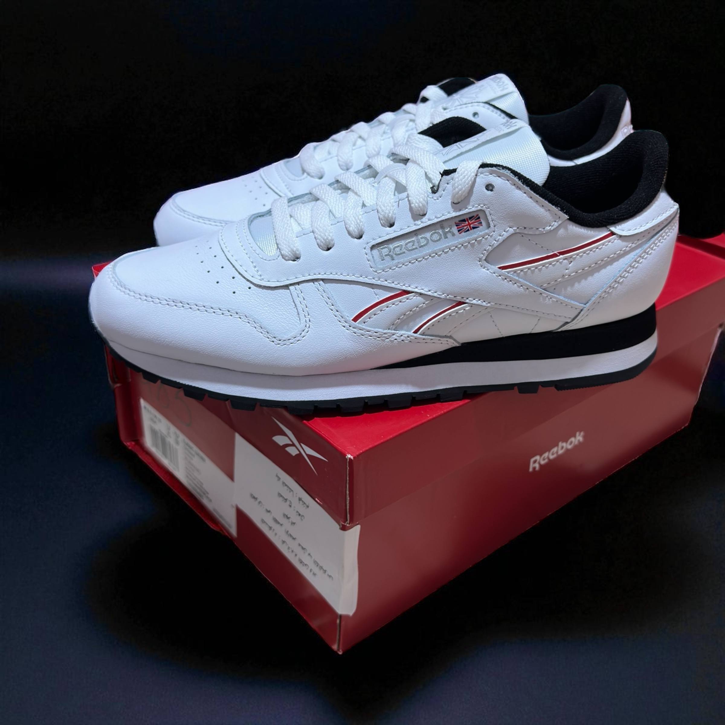 Reebok Classic Leather Blanc Red