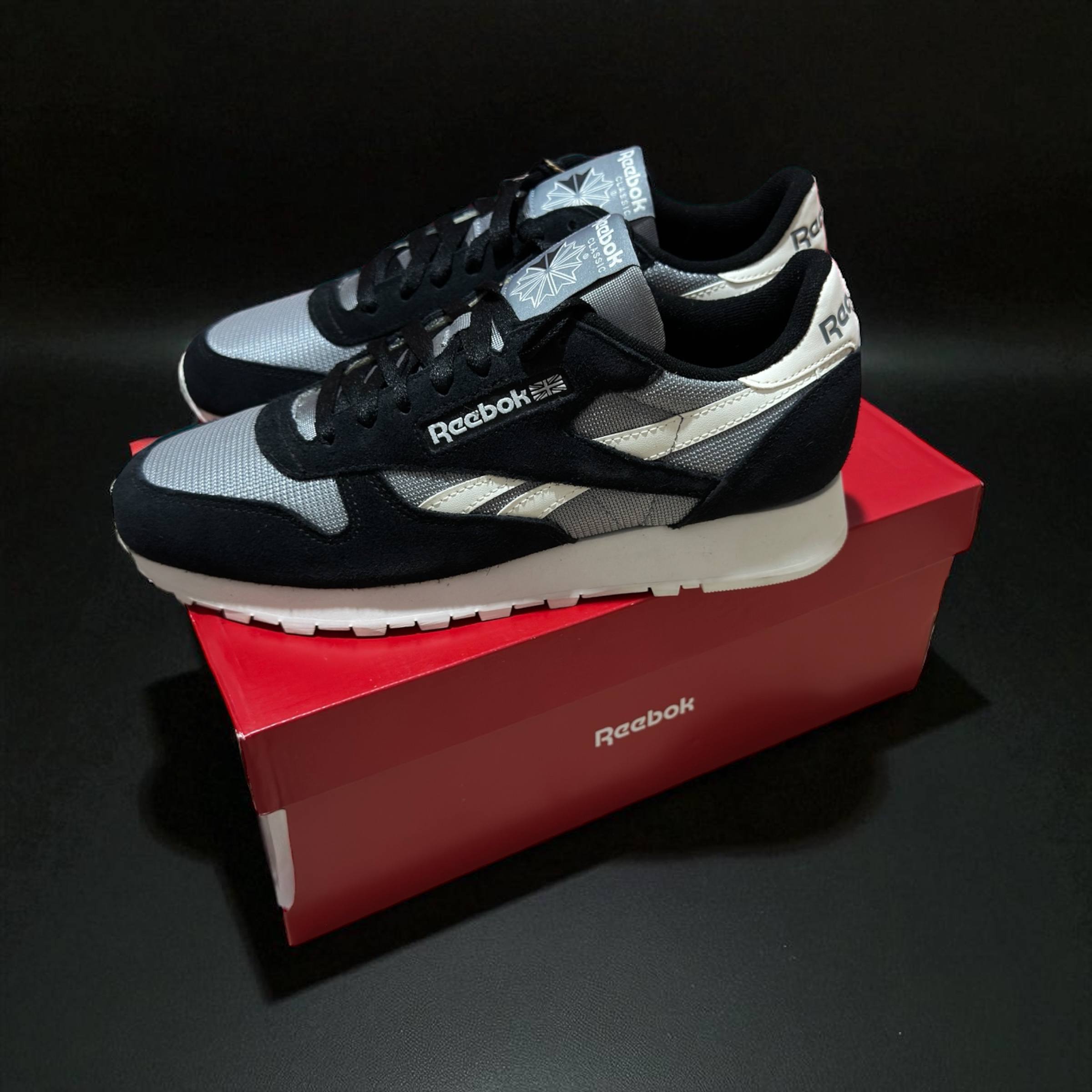 Reebok Classic Leather Gray Black